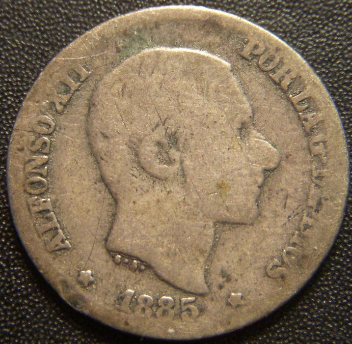 1885 10 Centimos - Spain / Philippines