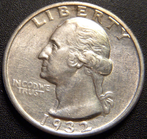 1932-S Washington Quarter - AU