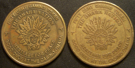 50 Cents Gaming Token - Omaha Nation, IA