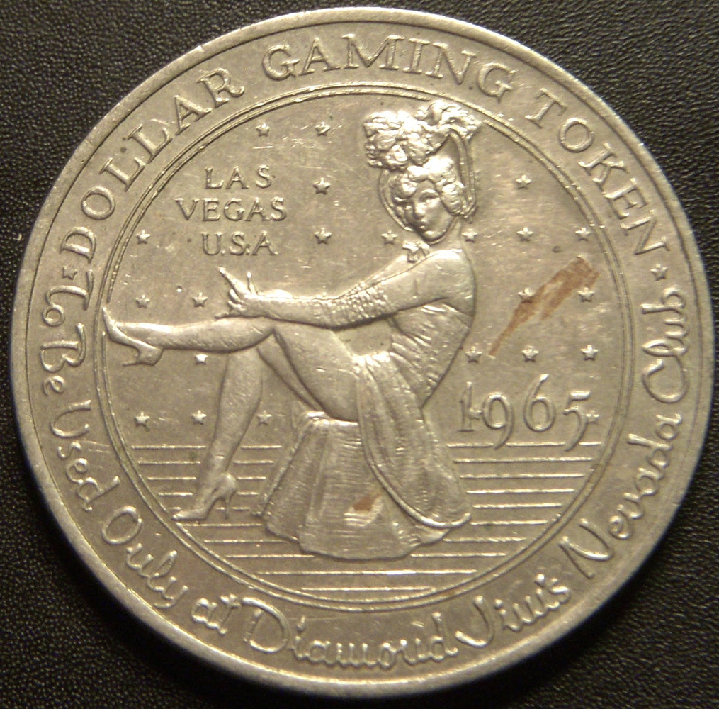 1965 $1 Gaming Token - Diamond Jim's Club