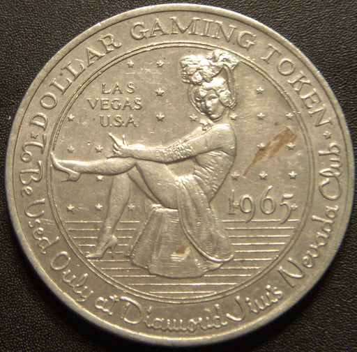 1965 $1 Gaming Token - Diamond Jim's Club