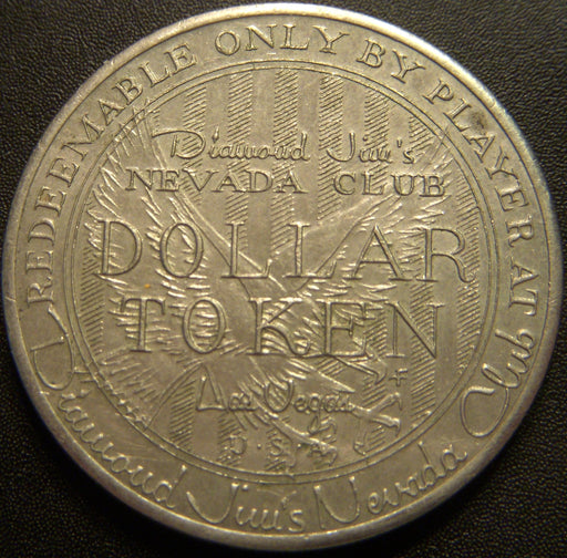 1965 $1 Gaming Token - Diamond Jim's Club