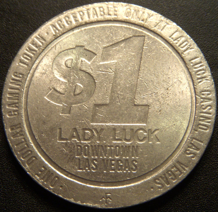 1980 $1 Gaming Token - Lucky Lady Las Vegas, NV