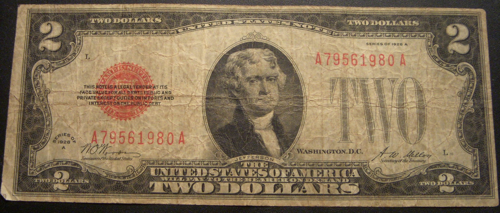 1928A $2 United States Note - FR# 1502