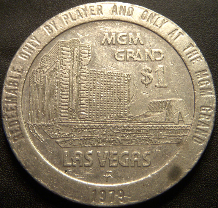 1979 $1 Gaming Token - MGM Las Vegas, NV