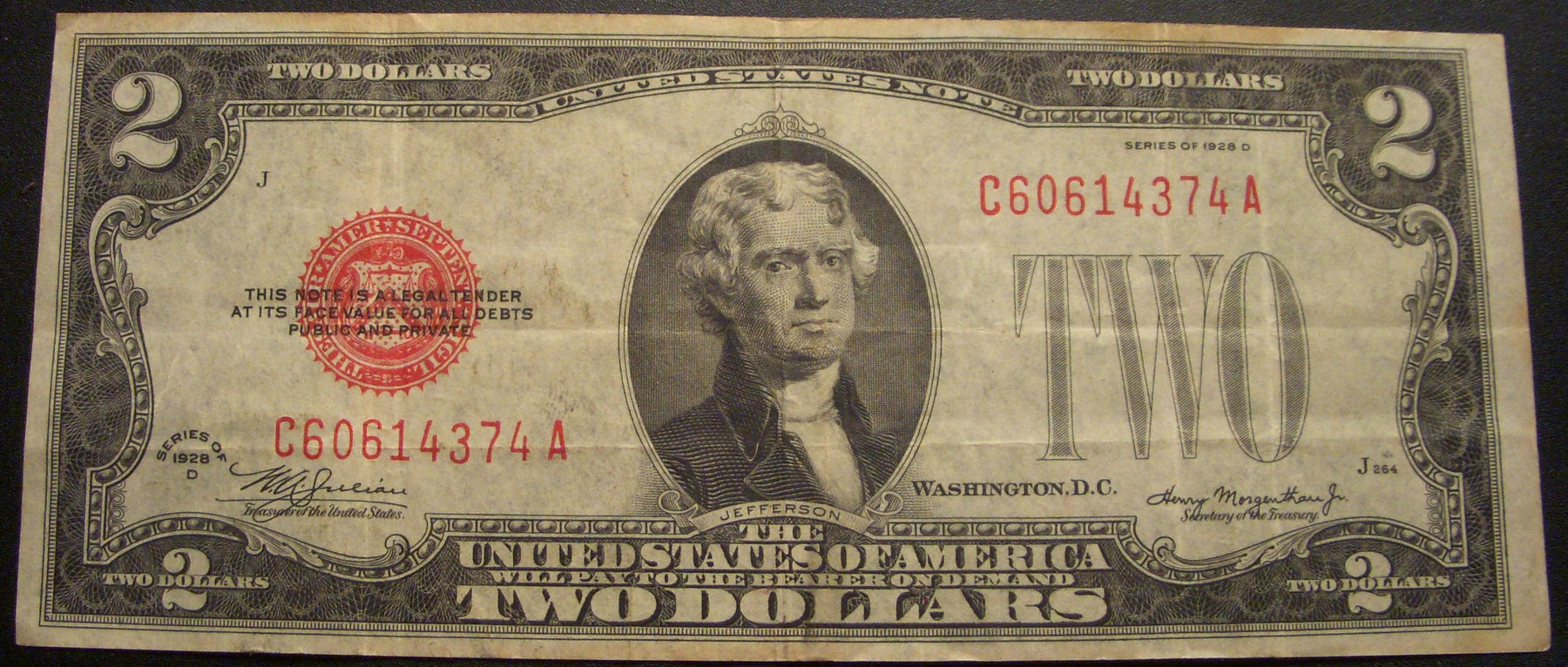 1928D $2 United States Note - FR# 1505