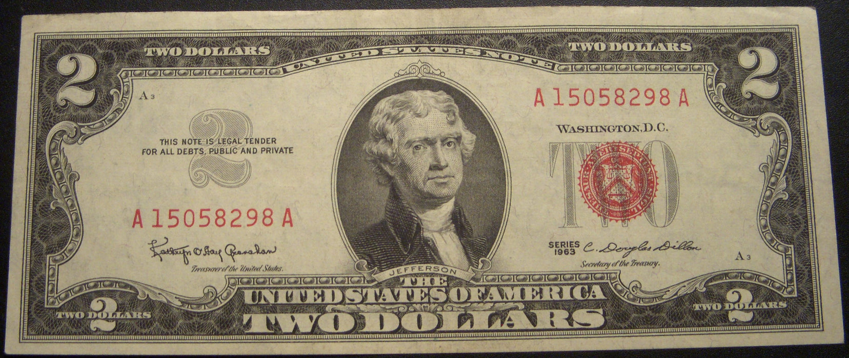 1963 $2 United States Note - FR# 1513