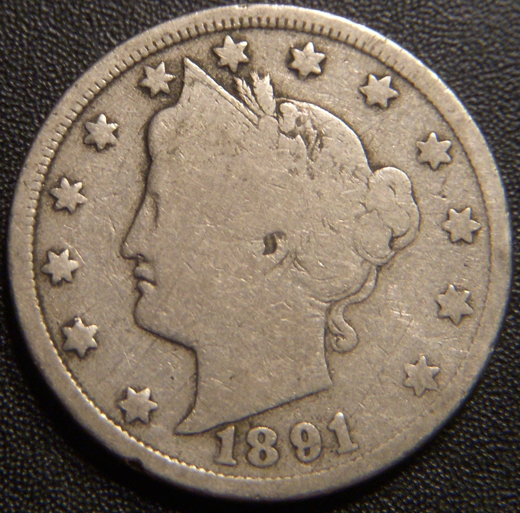 1891 Liberty Nickel - Good