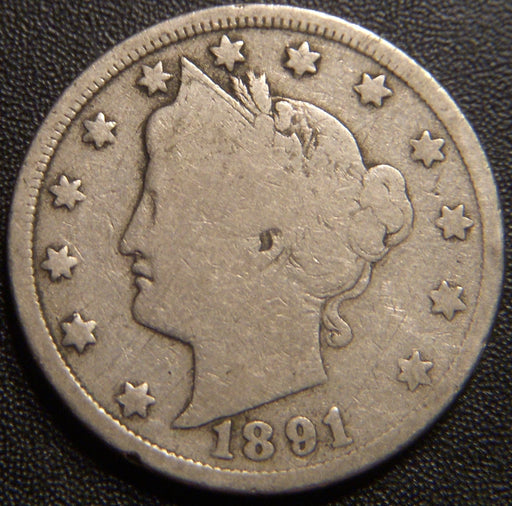 1891 Liberty Nickel - Good