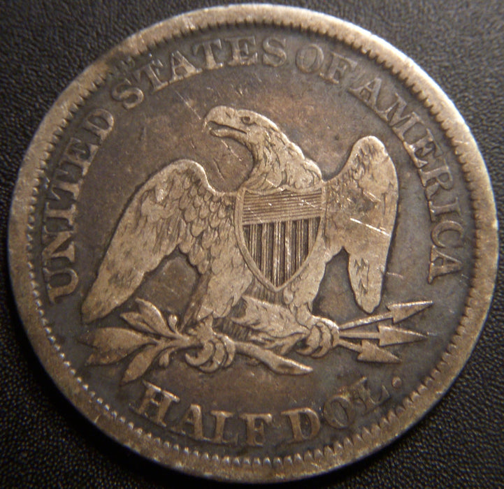 1842 Seated Half Dollar - Very Good