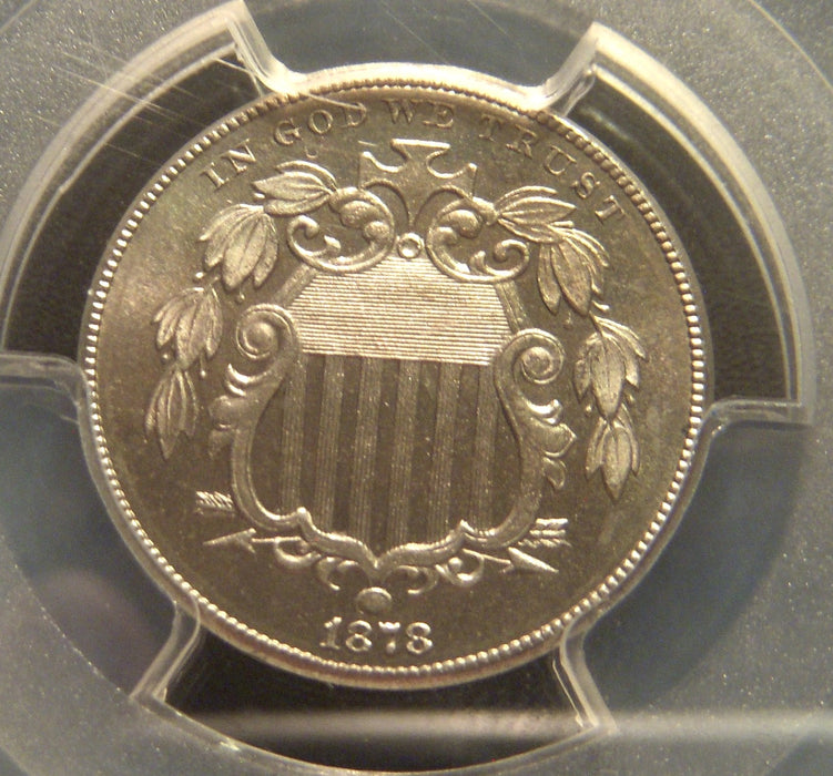1878 Shield Nickel - PCGS PR66 CAC