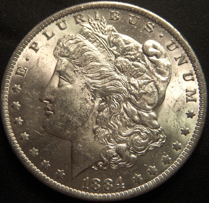 1884-O Morgan Dollar - AU