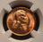 1955-S Lincoln Cent - NGC MS 66 RD