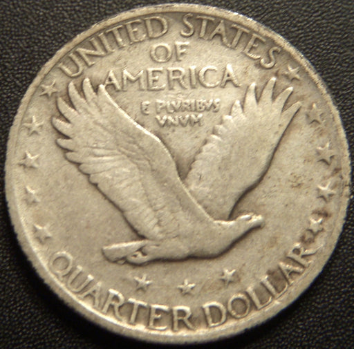 1919-D Standing Quarter - Fine