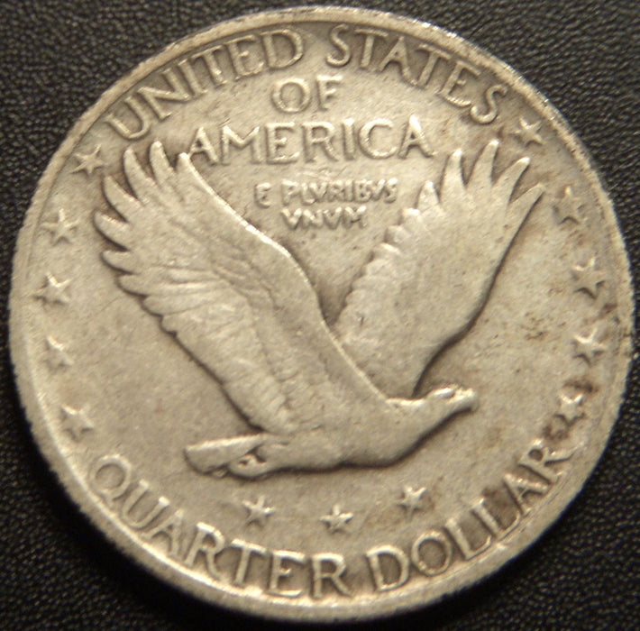 1919-D Standing Quarter - Fine