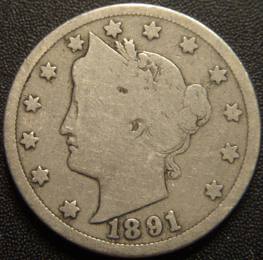 1891 Liberty Nickel - Good