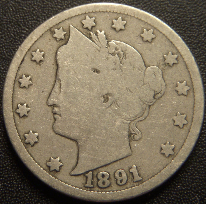 1891 Liberty Nickel - Good