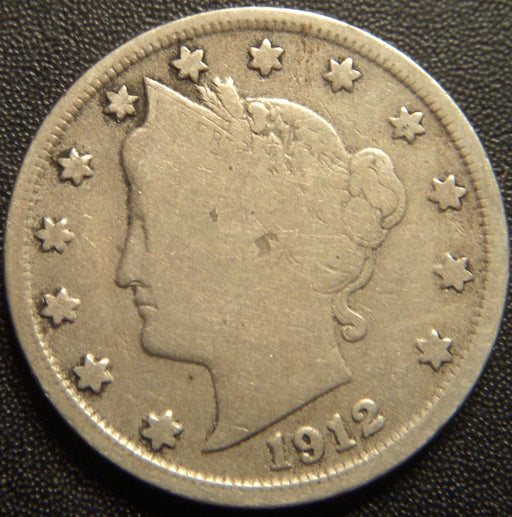 1912-S Liberty Nickel - Very Good