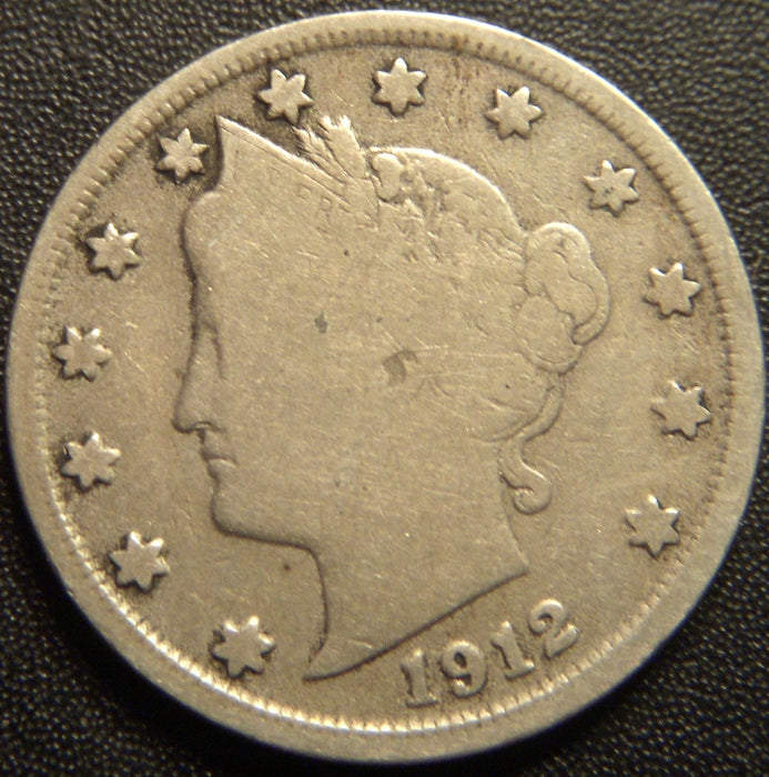 1912-S Liberty Nickel - Very Good
