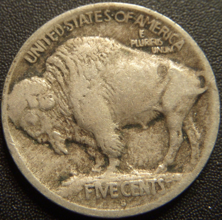 1913-S T1 Buffalo Nickel - Fine