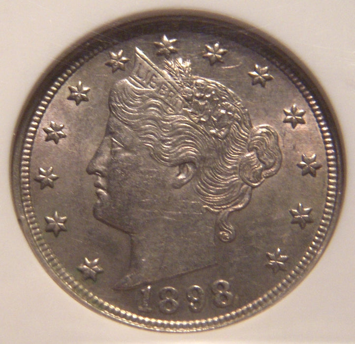 1898 Liberty Nickel - NGC MS61