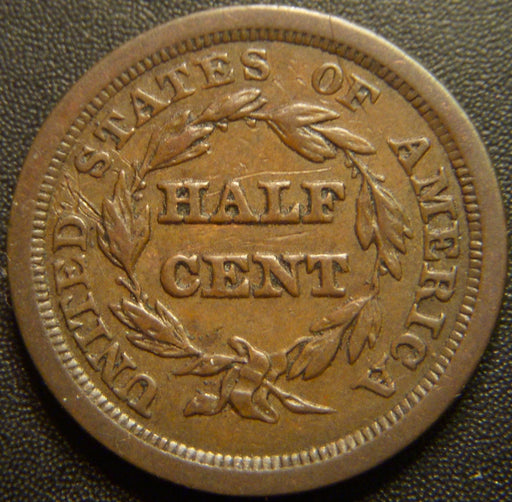 1851 Half Cent - Extra Fine