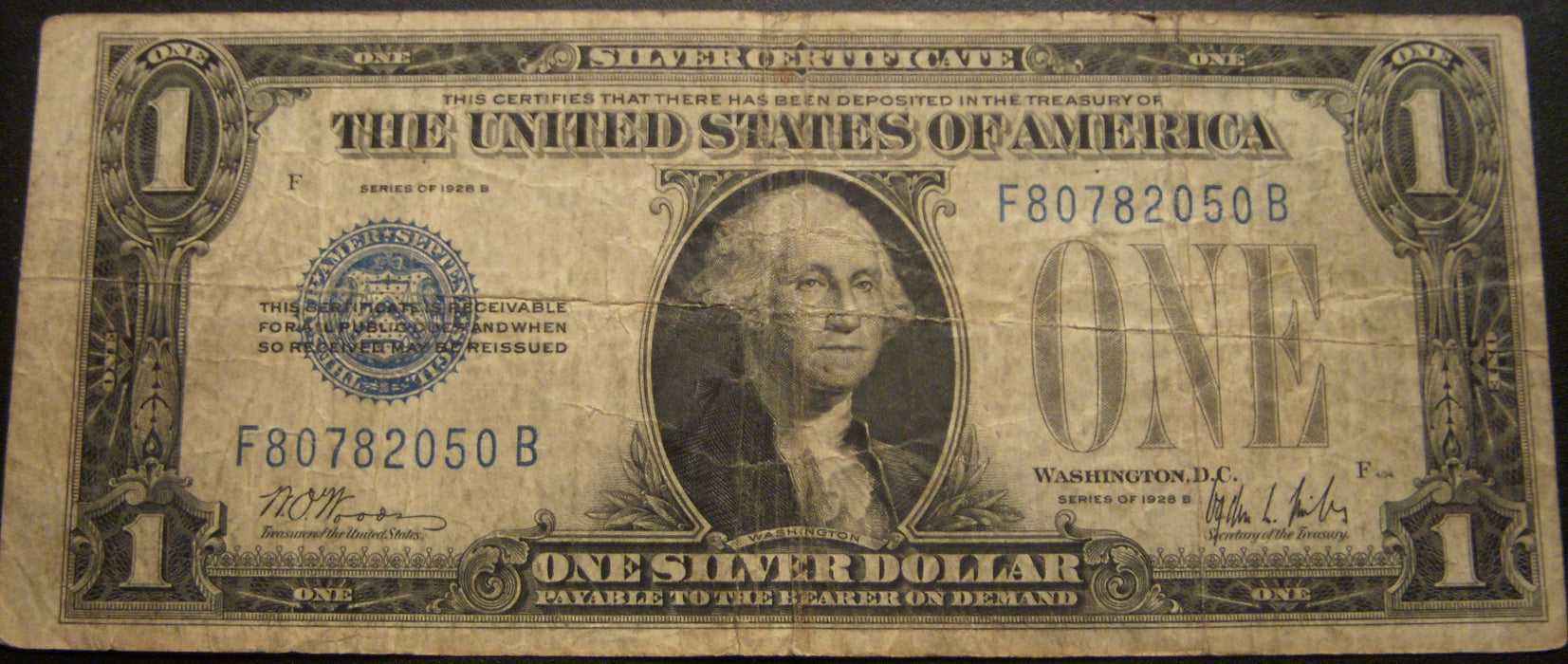 1928B $1 Silver Certificate - FR# 1602