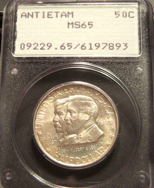 1937 Antietam Commemorative Half Dollar - PCGS MS65