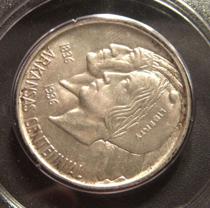 1939-D Arkansas Commemorative Half Dollar - PCGS MS64