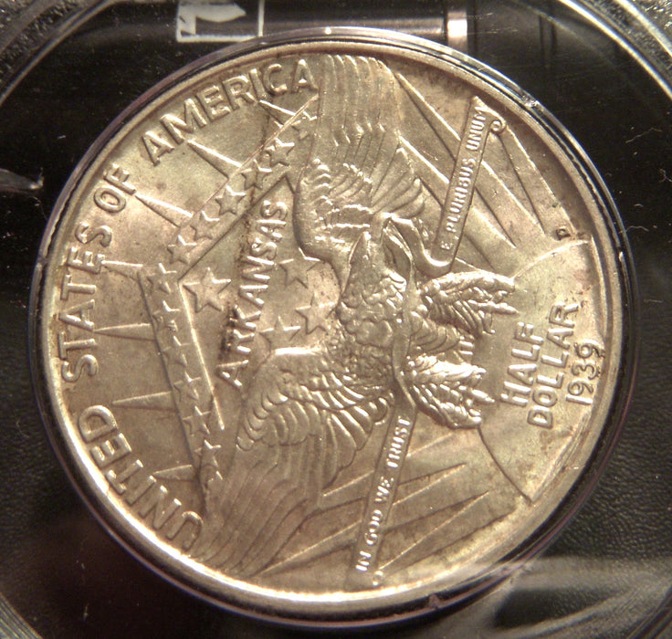 1939-D Arkansas Commemorative Half Dollar - PCGS MS64