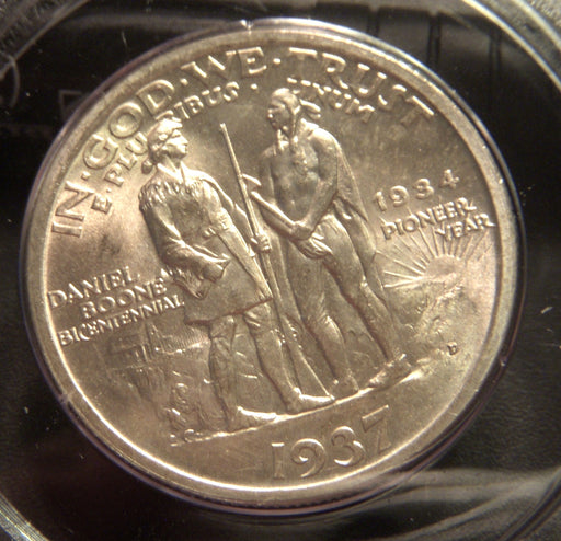1937-D Boone Commemorative Half Dollar - PCGS MS65