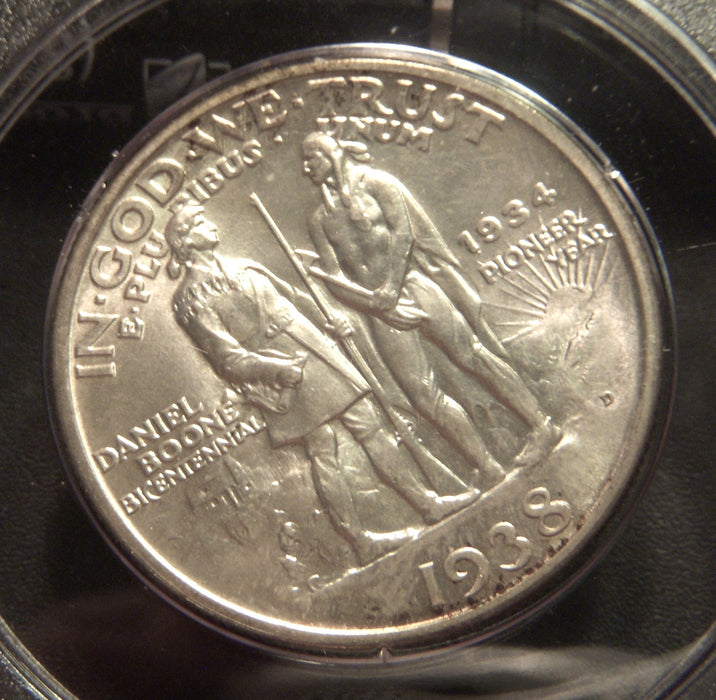 1938-D Boone Commemorative Half Dollar - PCGS MS64