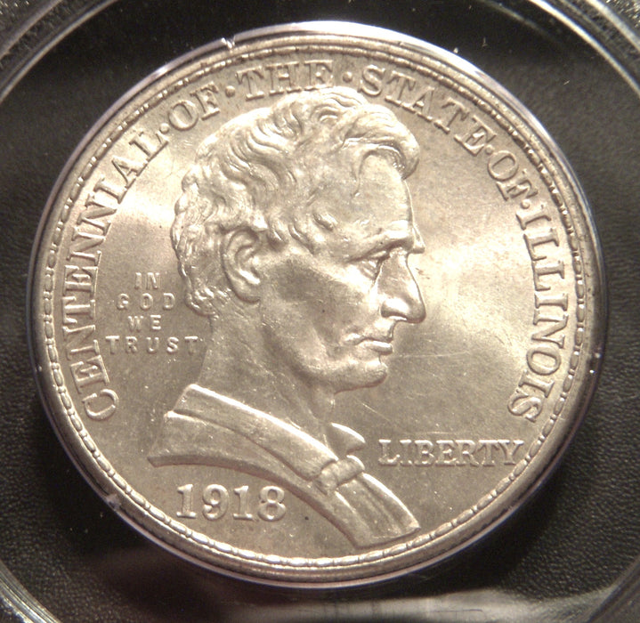 1918 Lincoln Commemorative Half Dollar - PCGS MS63