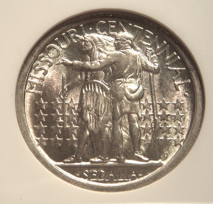 1921 Missouri Commemorative Half Dollar - NGC MS63