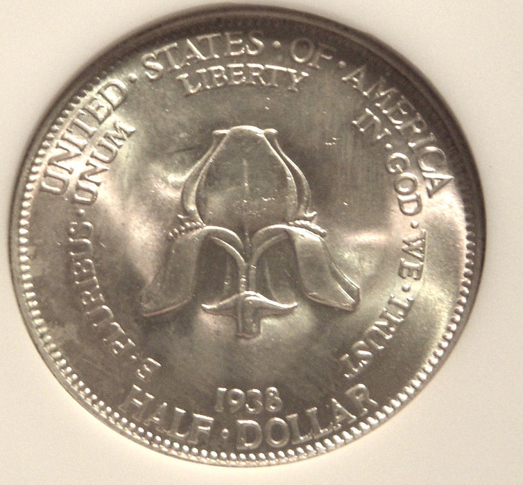1938 New Rochelle Commemorative Half Dollar - NGC MS66