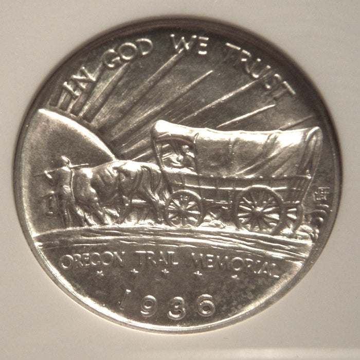 1936 Oregon Commemorative Half Dollar - NGC MS64