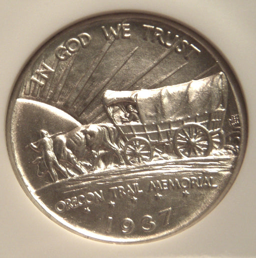1937-D Oregon Commemorative Half Dollar - NGC MS64