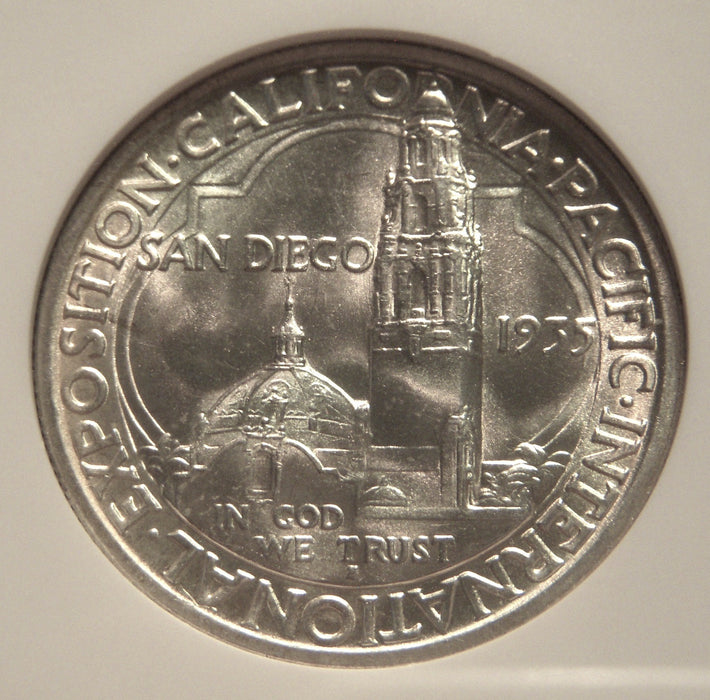 1935-S San Diego Commemorative Half Dollar - NGC MS66