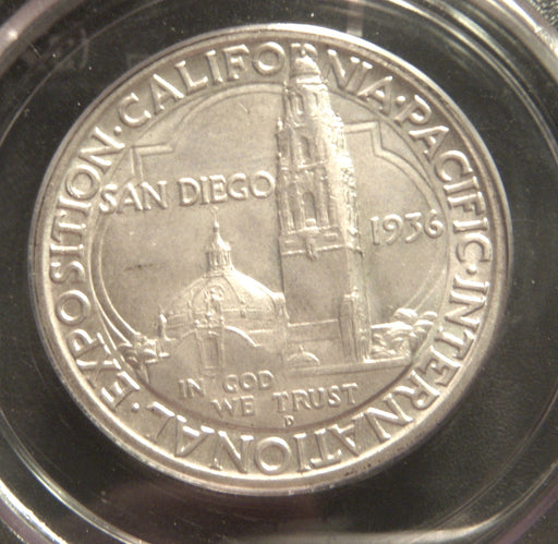 1936-D San Diego Commemorative Half Dollar - PCGS MS64