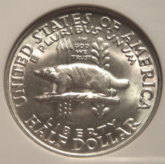 1936 Wisconsin Commemorative Half Dollar - NGC MS64