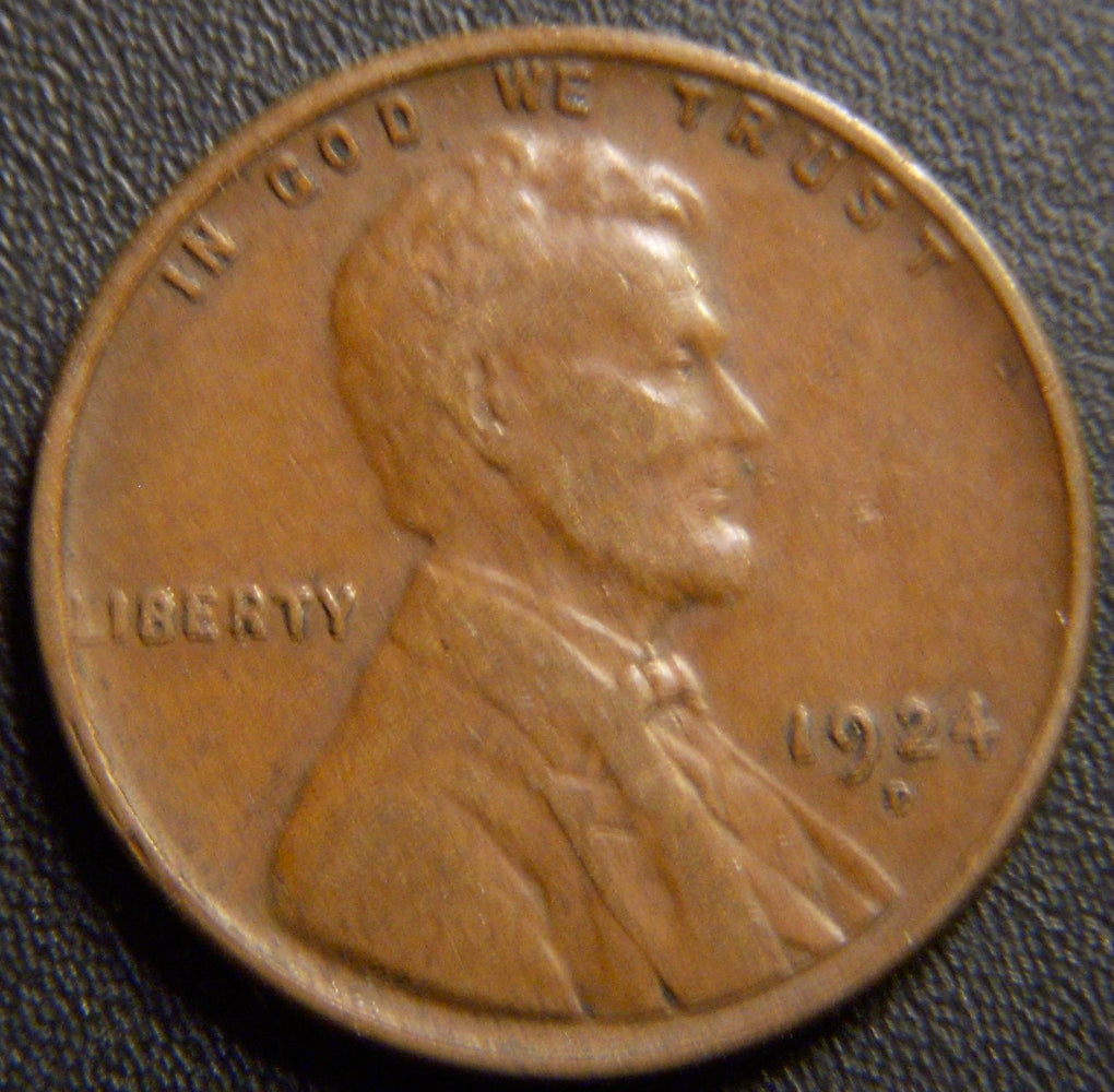 1924-D Lincoln Cent - Extra Fine