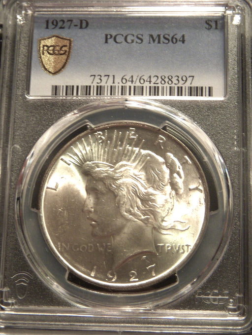 1927-D Peace Dollar - PCGS MS64
