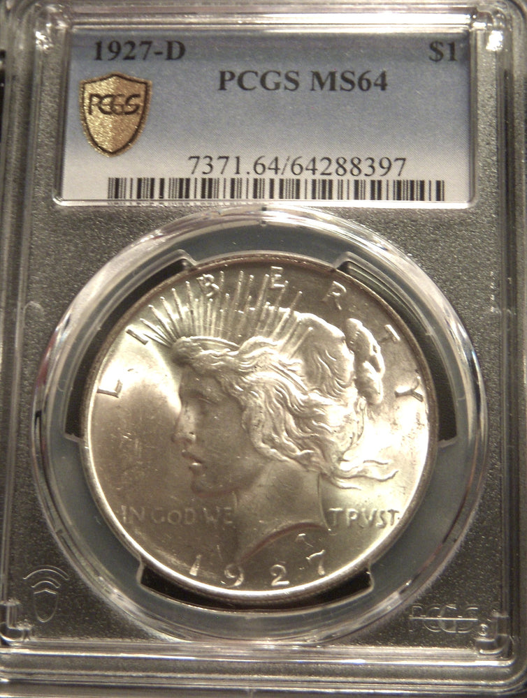 1927-D Peace Dollar - PCGS MS64