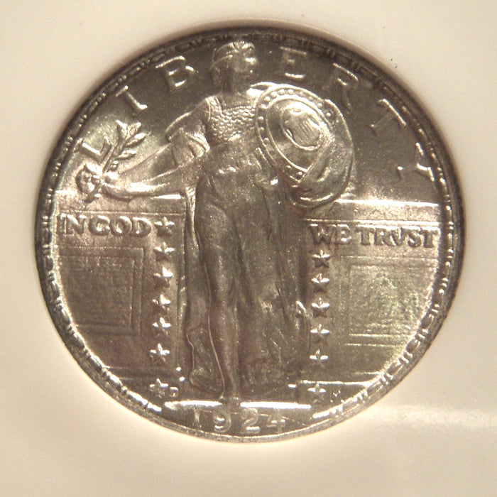1924-D Standing Quarter - NGC MS63