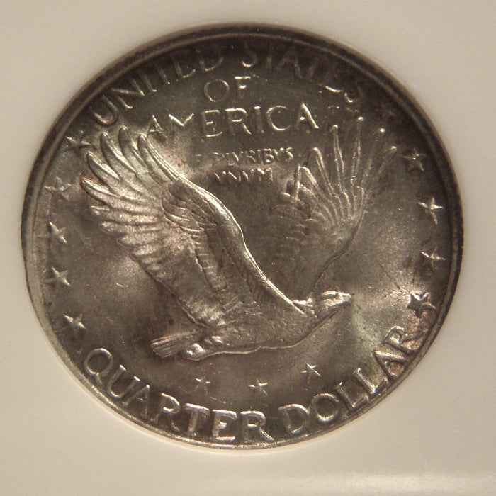 1924-D Standing Quarter - NGC MS63