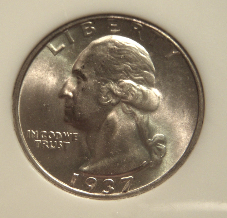 1937-S Washington Quarter - NGC MS64