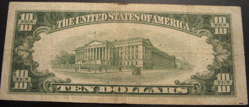 1934D $10 Silver Certificate - FR# 1705