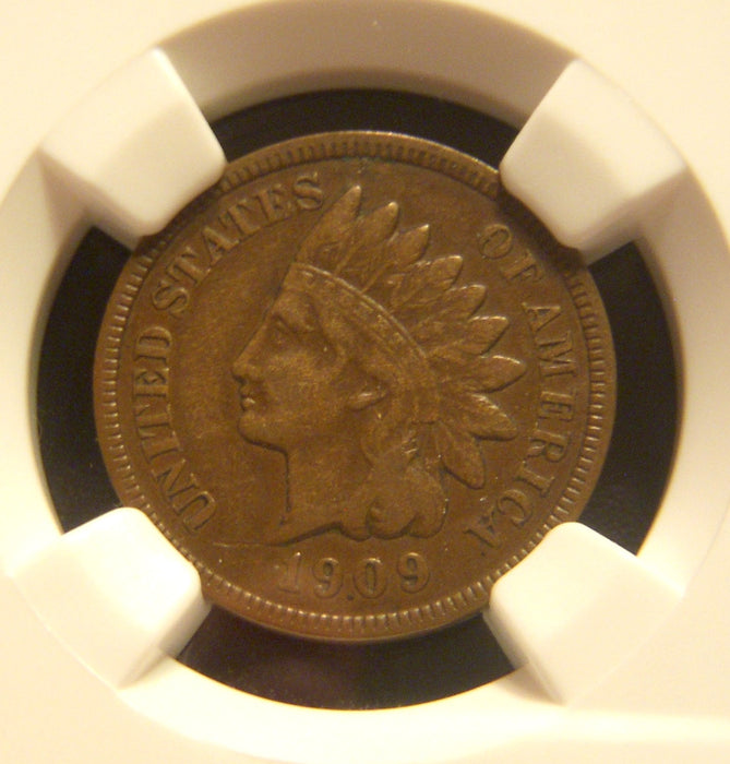 1909-S Indian Head Cent - NGC VF35 BN
