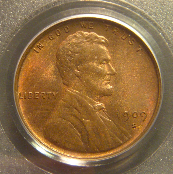 1909-S VDB Lincoln Cent - PCGS MS64RB