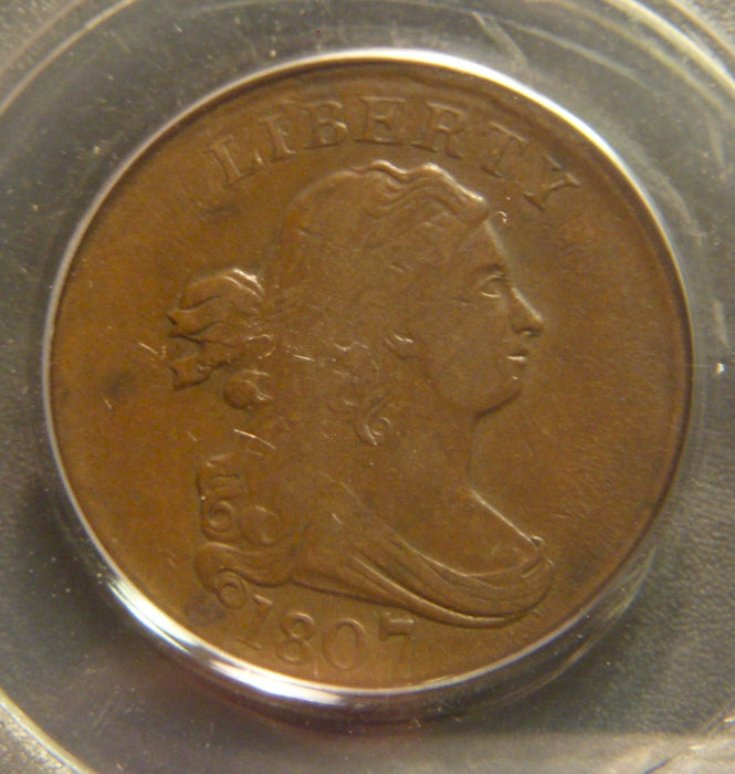 1807 Half Cent - PCGS VF35